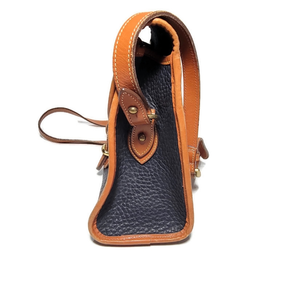 Vintage 1980's Navy Blue Dooney & Bourke Essex Shoulder Bag Crossbody - Picture 3 of 15